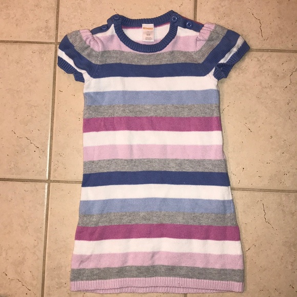 Gymboree PRETTY IN PLUMS Turquoise /& Purple Knit Dress NWT 5 6 7